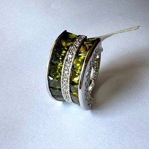 NWT Park Lane Class Act Green Olive Ring Size 6 Fashion Jewelry
